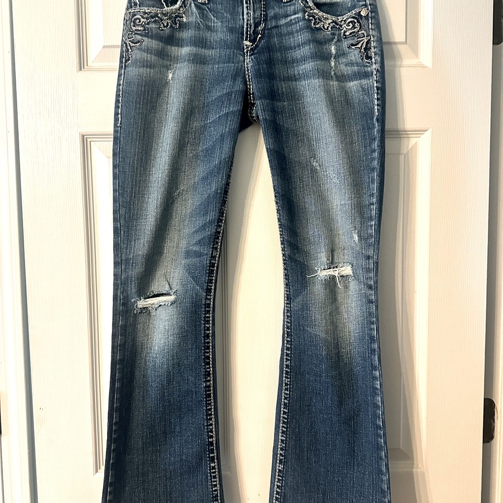 Silver jeans. Excellent, like new condition